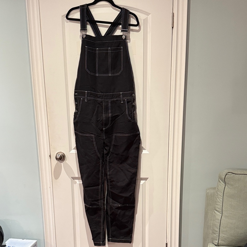 DJAB Black Contrast Seam Overalls Men's Size M